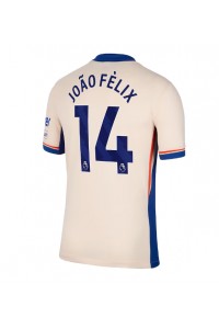 Fotbalové Dres Chelsea Joao Felix #14 Venkovní Oblečení 2024-25 Krátký Rukáv